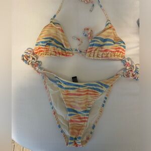 Triangl Zebra Bikini Set